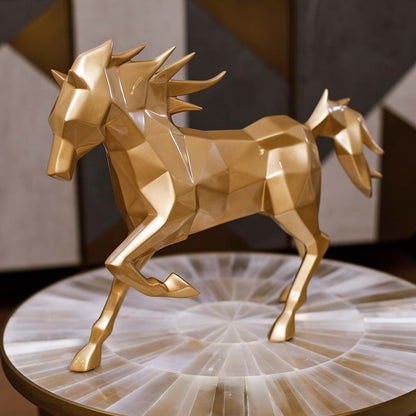 Adore golden horse decor