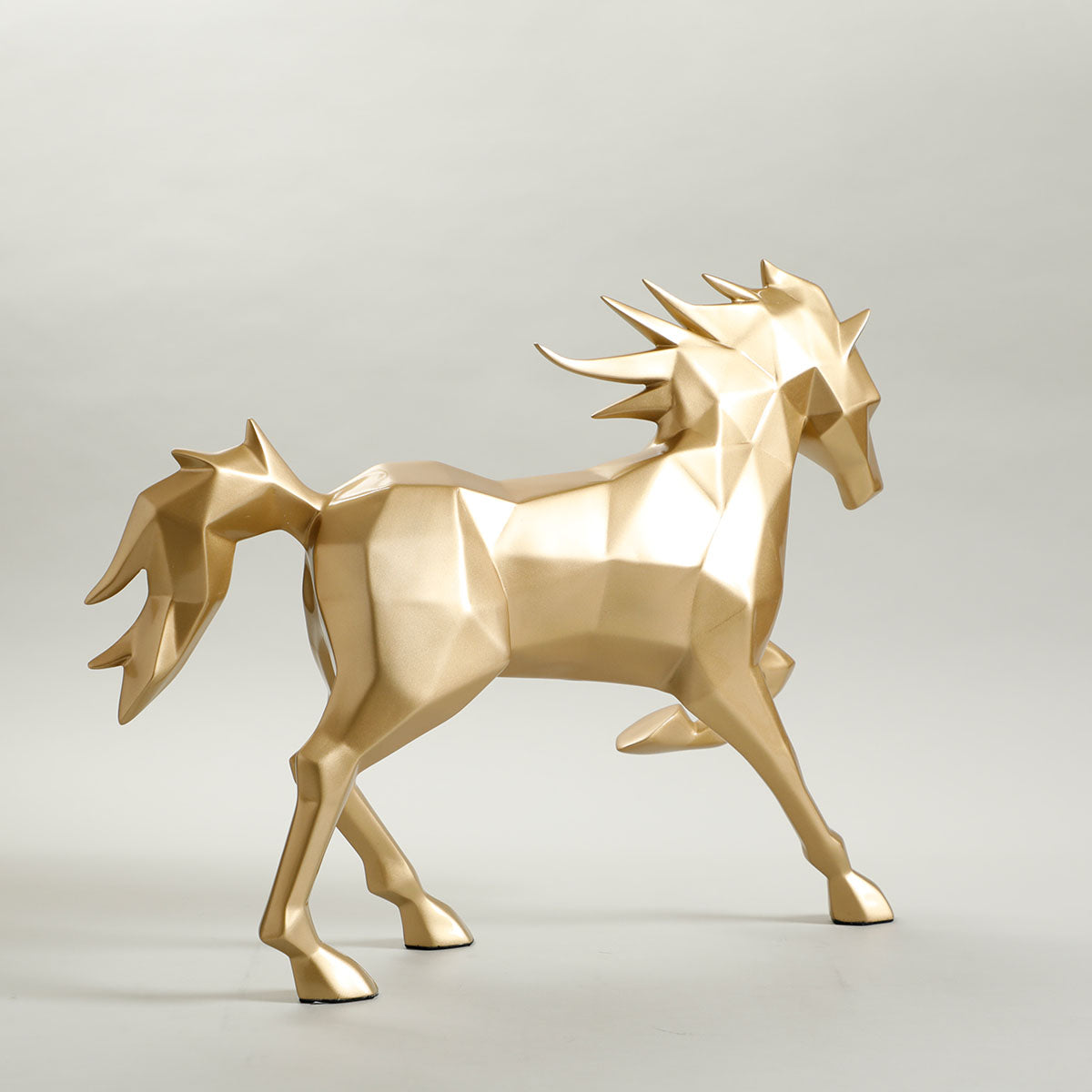 Adore golden horse decor