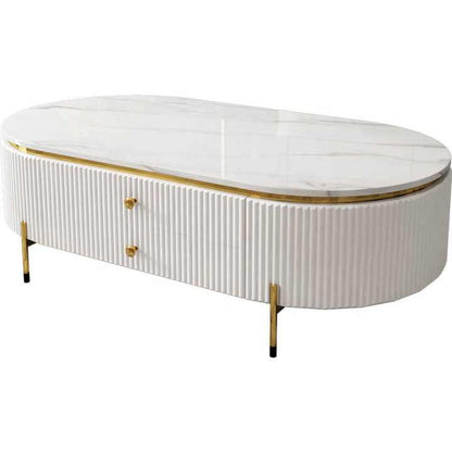 Adore double drawer centre table