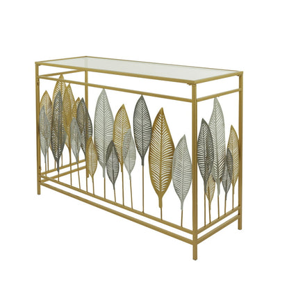 Adore Autumn leaf console table