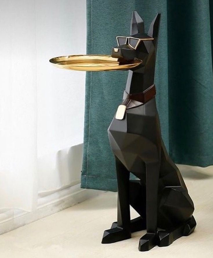 Adore lifesize doberman statue