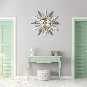 Siberian peacock wall clock - Adore & Décor