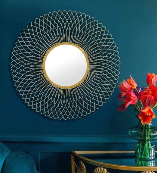 Sprial iron wall mirror - Adore & Décor