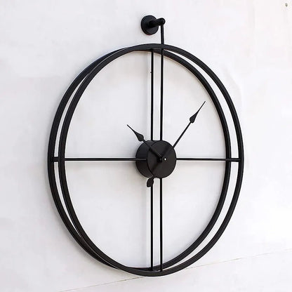 The charcoal black matte wall clock - Adore & Décor