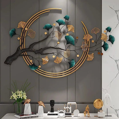 The gingko tree metal wall hanging - Adore & Décor