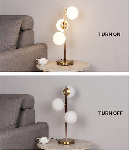 Triple Globe Shaped table Lamp - Adore & Décor