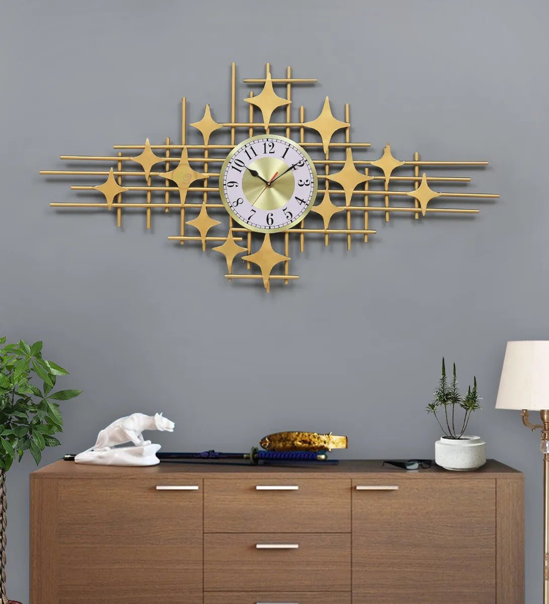 Twinkling starlight wall clock - Adore & Décor