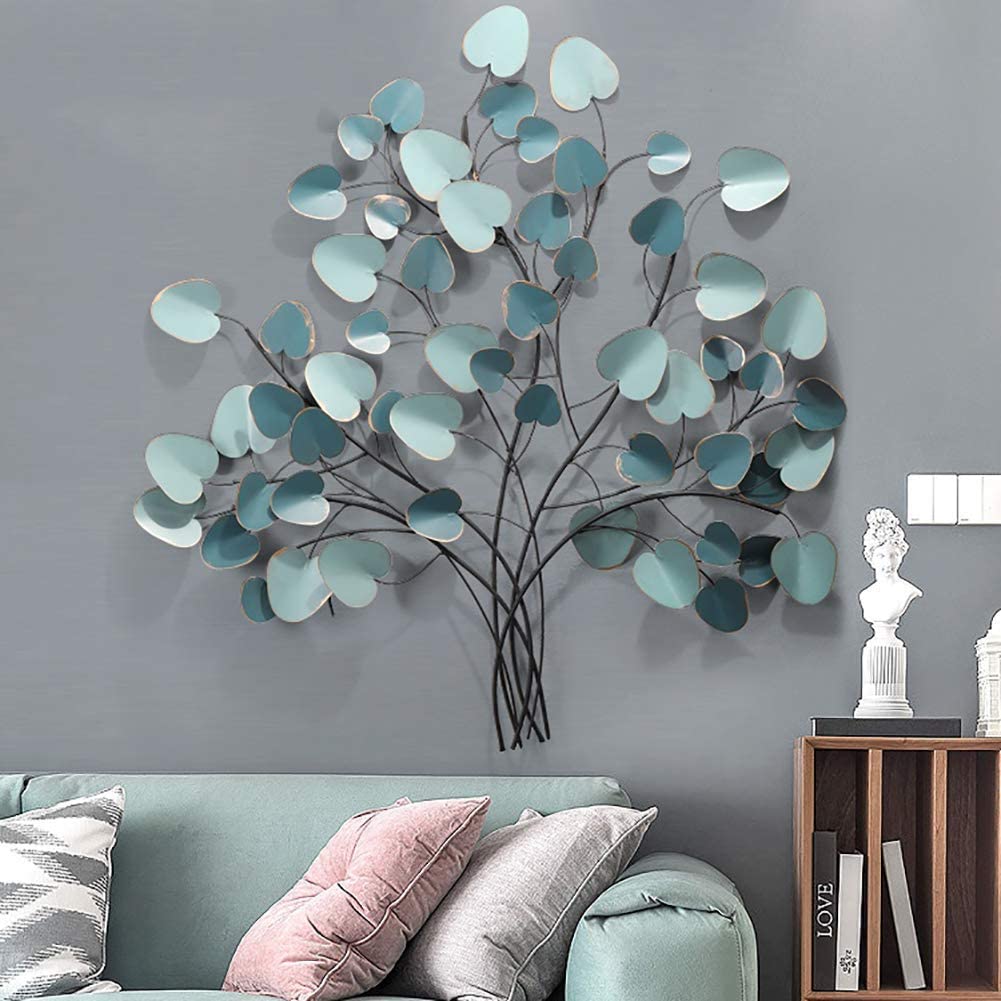 Adore Metal Heart Tree Wall Hanging