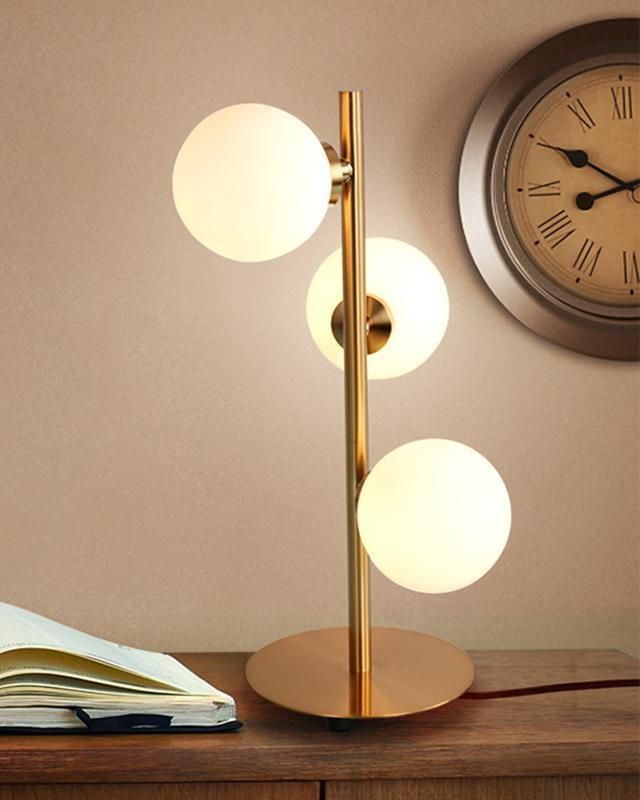 Triple Globe Shaped table Lamp