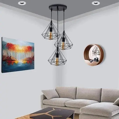 Adore Ceiling Pendant Hanging Light (Diamond Shape) - Adore & Décor