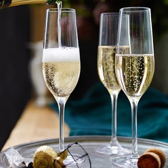Adore Champagne Flutes Glass [pack of 2] - Adore & Décor