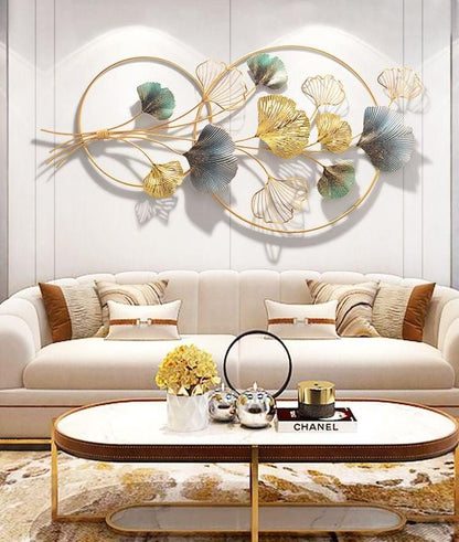 Adore Double Ring Ginkgo bukey wall hanging - Adore & Décor