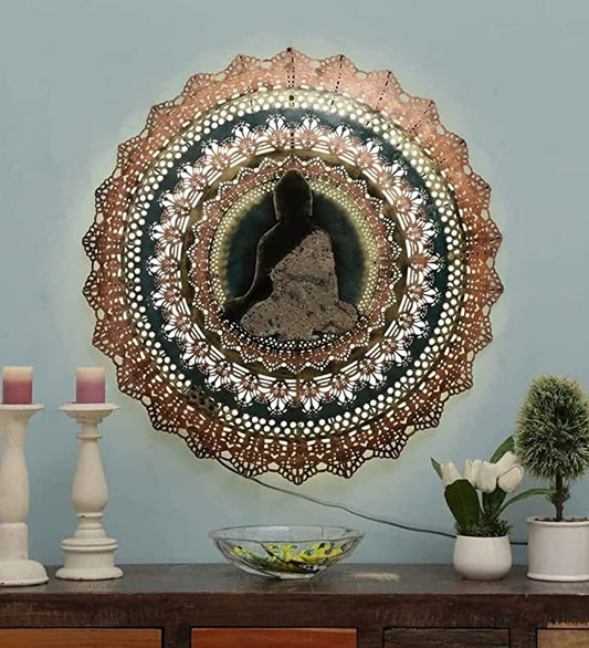Adore Metal Buddha Wall Art - Adore & Décor