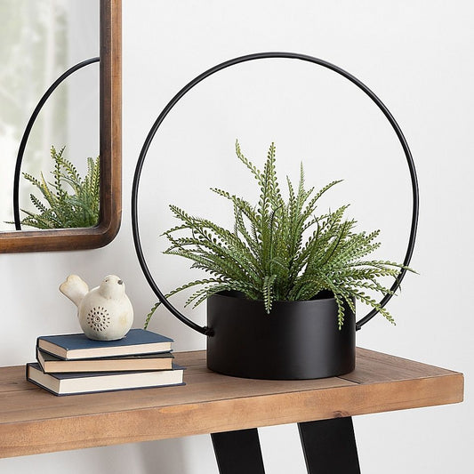 Adore Ring black planter - Adore & Décor