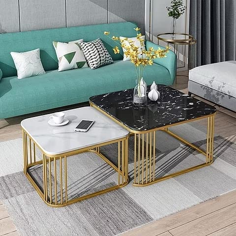 Adore Square Moon nesting table [set of 2] - Adore & Décor