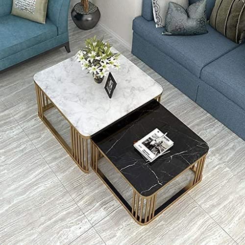 Adore Square Moon nesting table [set of 2] - Adore & Décor