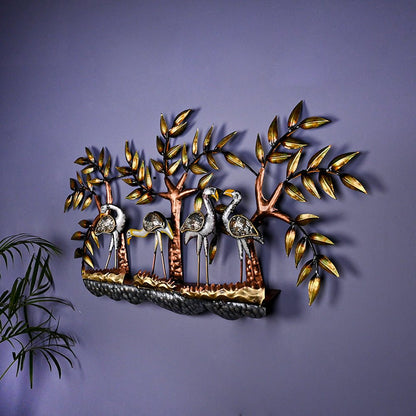 Adore Tropical Flamingo Metal Wall Art With LED Lights - Adore & Décor