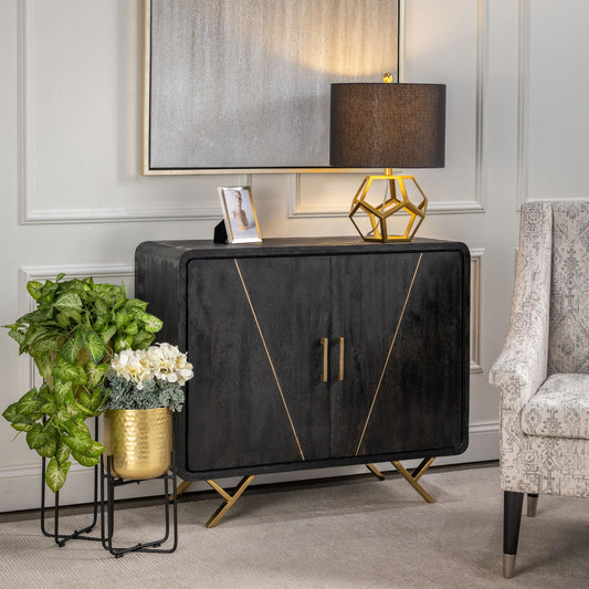 Adore Vintage black flix table lamp - Adore & Décor