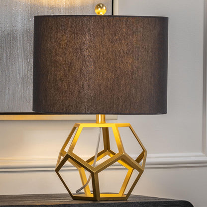 Adore Vintage black flix table lamp - Adore & Décor