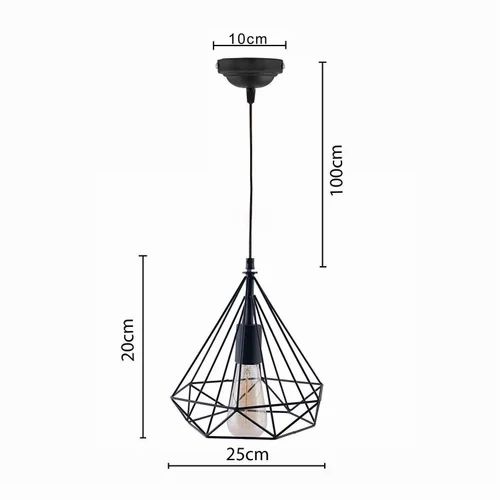 Adore Ceiling Pendant Hanging Light (Diamond Shape)